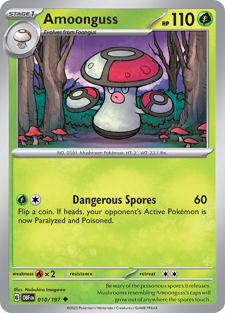 Amoonguss (010/197) [Scarlet & Violet: Obsidian Flames] | Deep Dive Games St. Marys