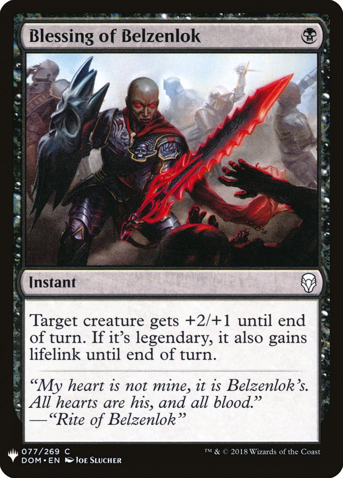 Blessing of Belzenlok [Mystery Booster] | Deep Dive Games St. Marys