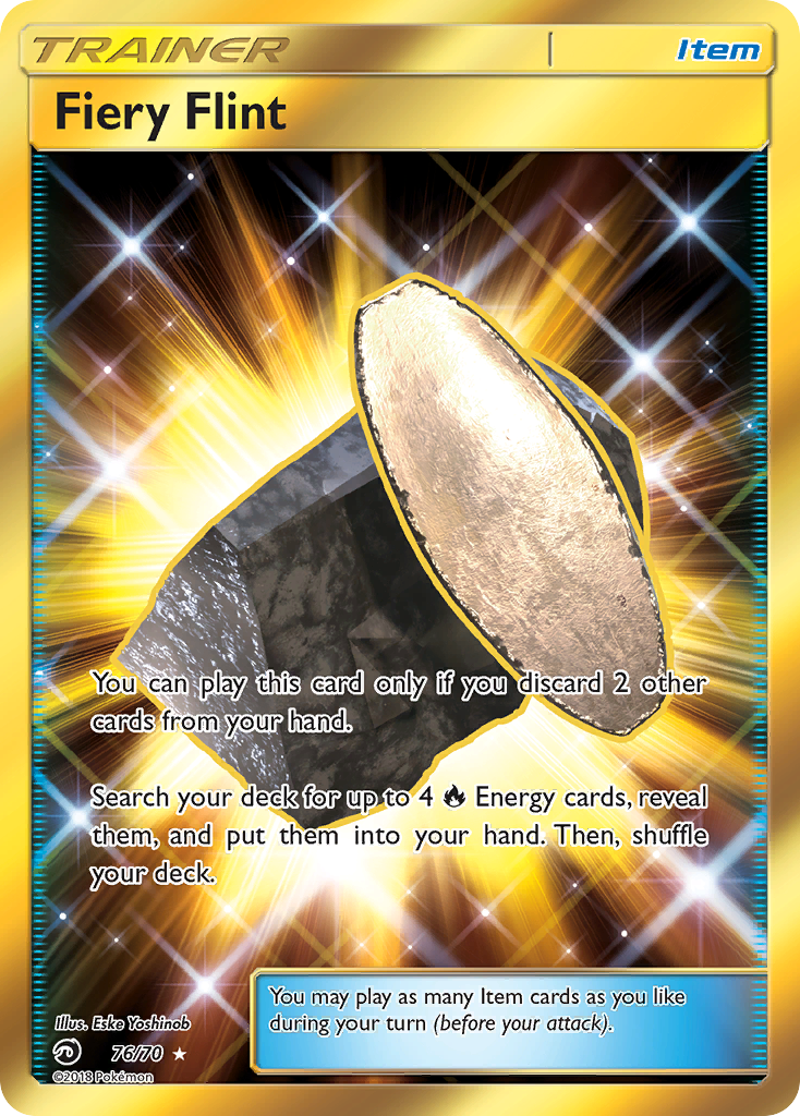 Fiery Flint (76/70) [Sun & Moon: Dragon Majesty] | Deep Dive Games St. Marys