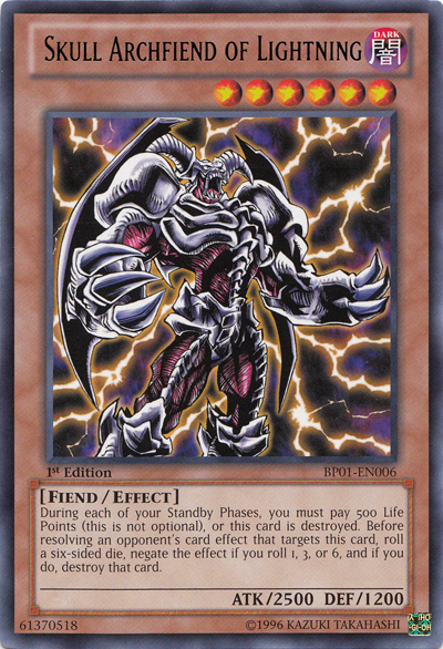 Skull Archfiend of Lightning [BP01-EN006] Rare | Deep Dive Games St. Marys