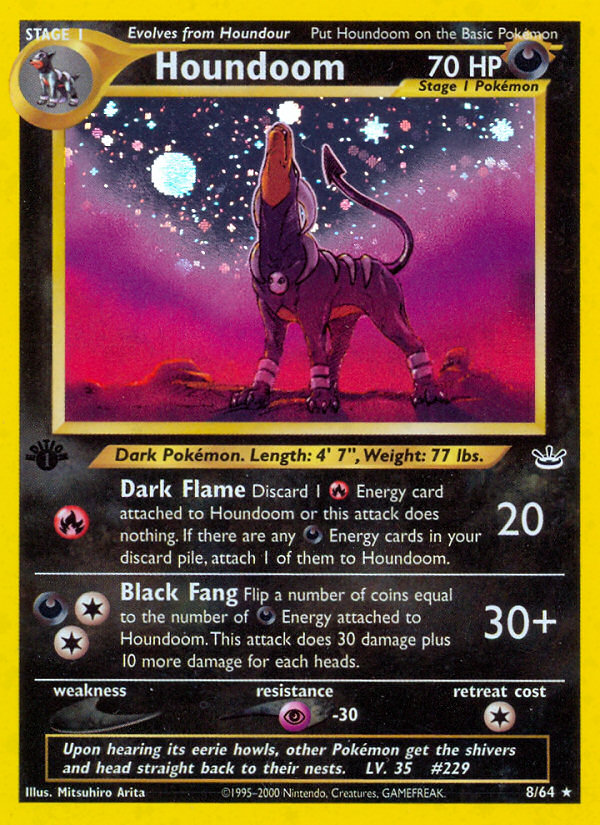 Houndoom (8/64) [Neo Revelation 1st Edition] | Deep Dive Games St. Marys