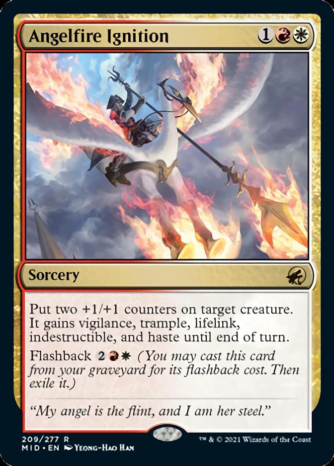 Angelfire Ignition [Innistrad: Midnight Hunt] | Deep Dive Games St. Marys