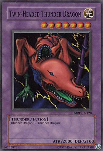 Twin-Headed Thunder Dragon [MRD-EN120] Super Rare | Deep Dive Games St. Marys