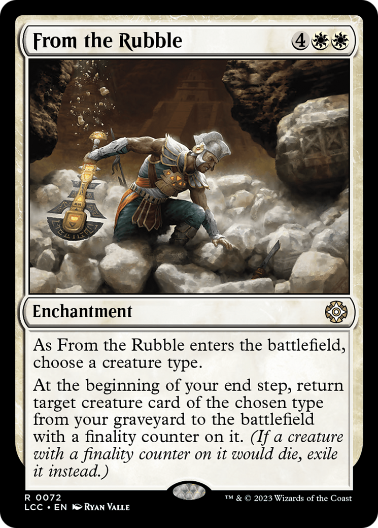 From the Rubble [The Lost Caverns of Ixalan Commander] | Deep Dive Games St. Marys