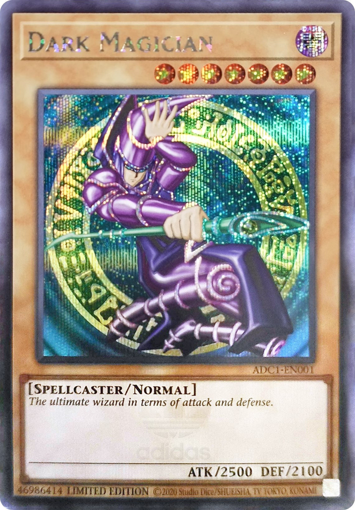 Dark Magician (Adidas Exclusive) [ADC1-EN001] Prismatic Secret Rare | Deep Dive Games St. Marys