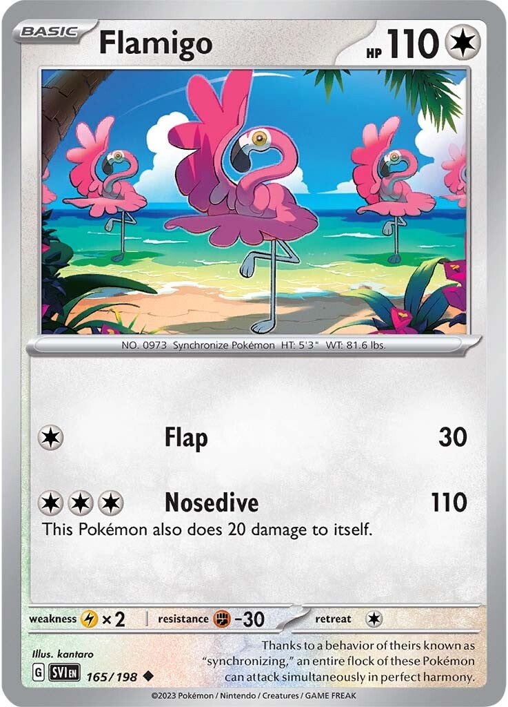 Flamigo (165/198) [Scarlet & Violet: Base Set] | Deep Dive Games St. Marys