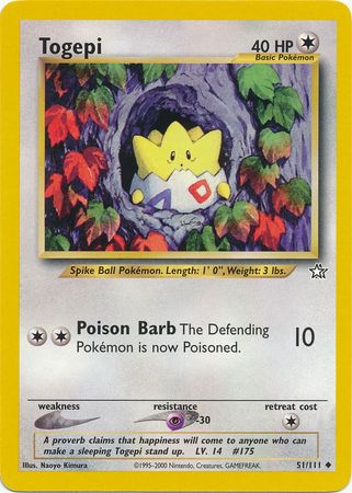 Togepi (51/111) [Neo Genesis Unlimited] | Deep Dive Games St. Marys