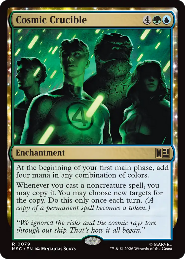 Cosmic Crucible (Surge Foil) [Marvel Super Heroes Commander] | Deep Dive Games St. Marys