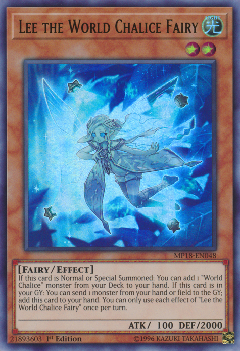 Lee the World Chalice Fairy [MP18-EN048] Ultra Rare | Deep Dive Games St. Marys