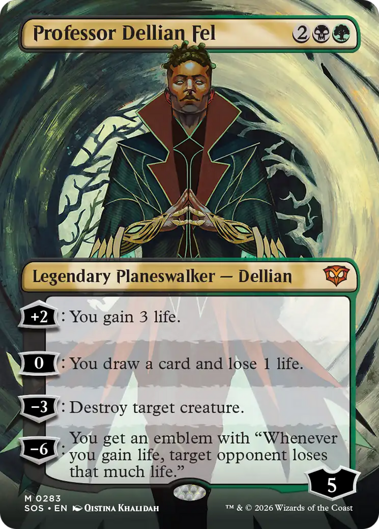 Professor Dellian Fel (Borderless) [Secrets of Strixhaven] | Deep Dive Games St. Marys