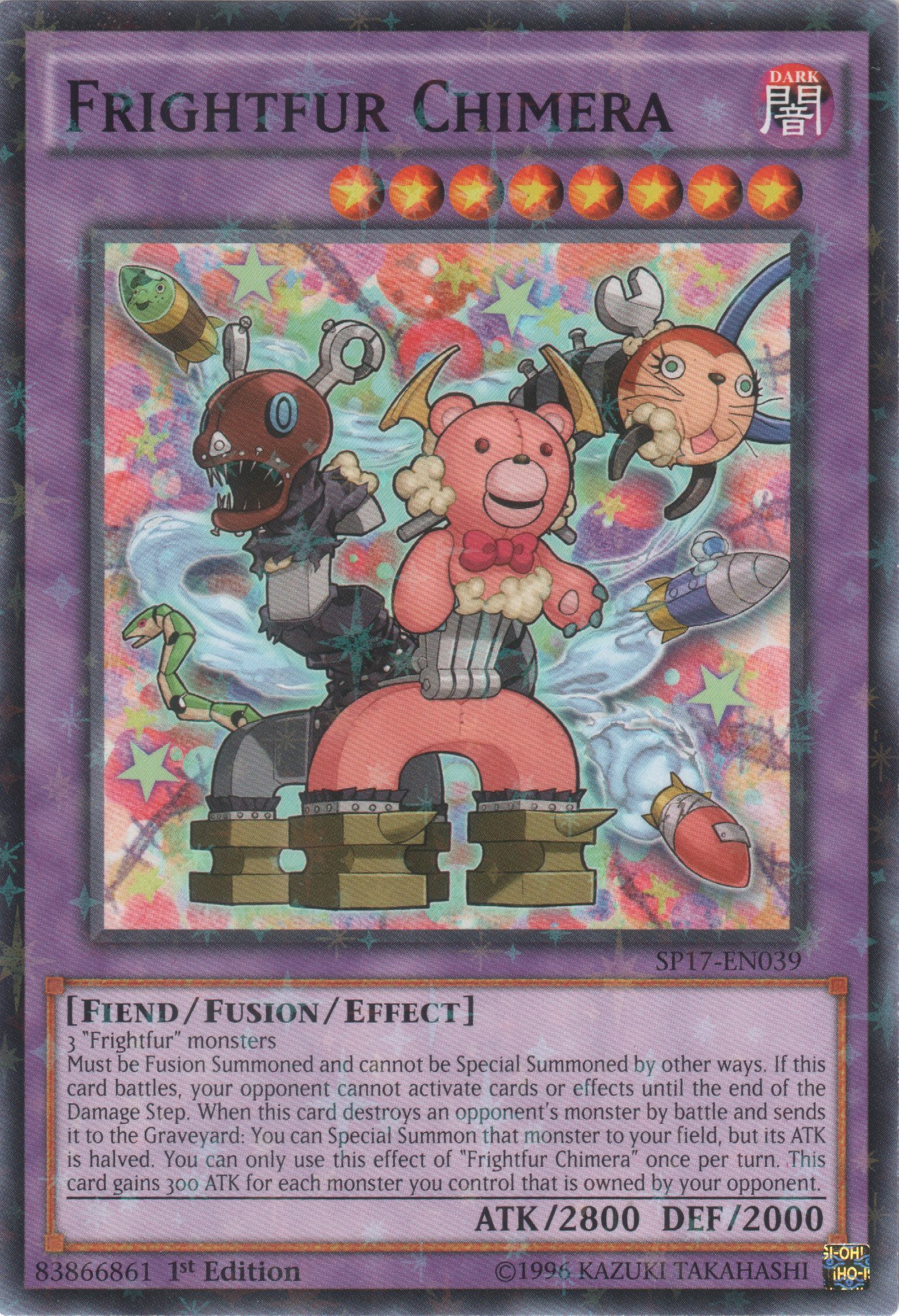 Frightfur Chimera [SP17-EN039] Starfoil Rare | Deep Dive Games St. Marys