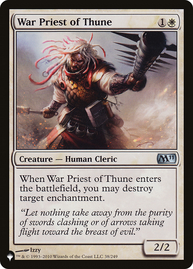 War Priest of Thune [The List] | Deep Dive Games St. Marys