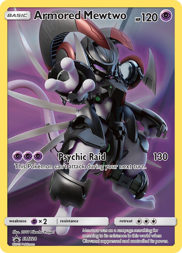 Armored Mewtwo (SM228) [Sun & Moon: Black Star Promos] | Deep Dive Games St. Marys