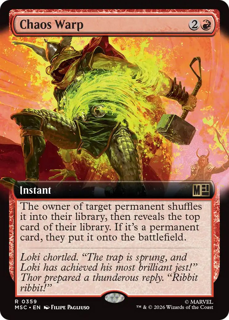 Chaos Warp (Extended Art) [Marvel Super Heroes Commander] | Deep Dive Games St. Marys