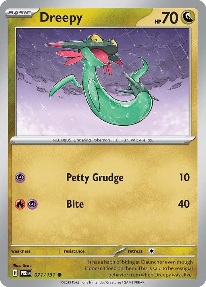 Dreepy (071/131) [Scarlet & Violet: Prismatic Evolutions] | Deep Dive Games St. Marys