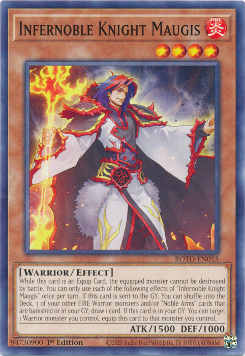 Infernoble Knight Maugis [ROTD-EN015] Common | Deep Dive Games St. Marys