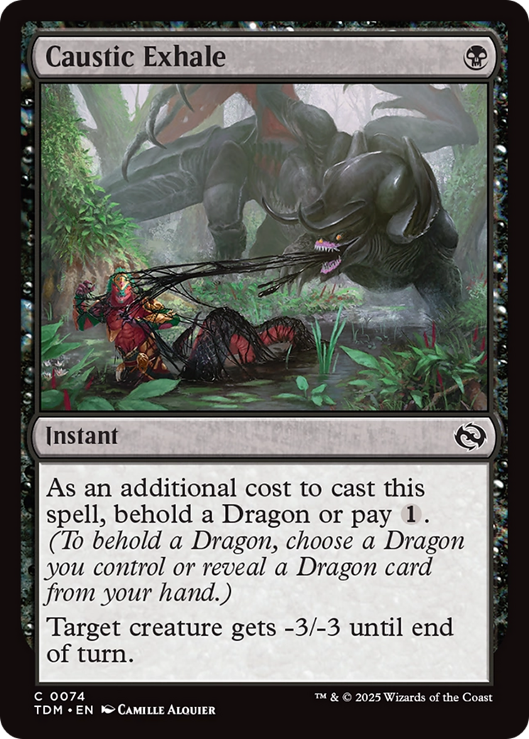 Caustic Exhale [Tarkir: Dragonstorm] | Deep Dive Games St. Marys