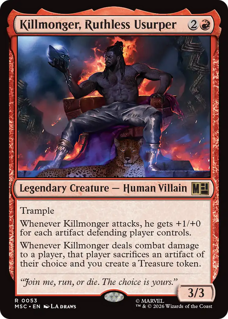 Killmonger, Ruthless Usurper [Marvel Super Heroes Commander] | Deep Dive Games St. Marys
