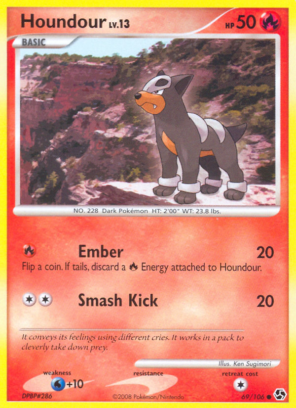 Houndour (69/106) [Diamond & Pearl: Great Encounters] | Deep Dive Games St. Marys