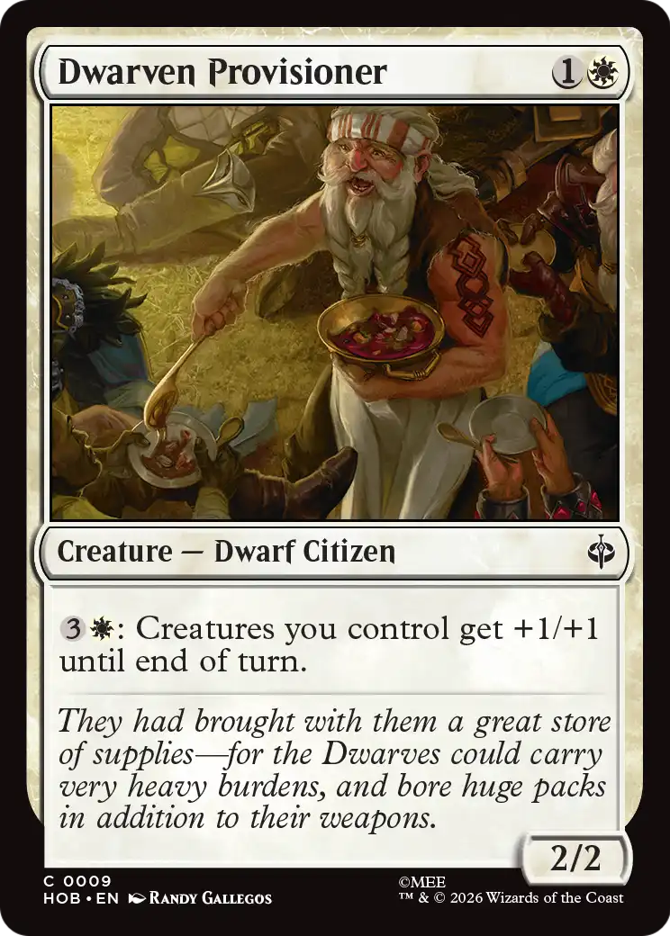 Dwarven Provisioner [The Hobbit] | Deep Dive Games St. Marys