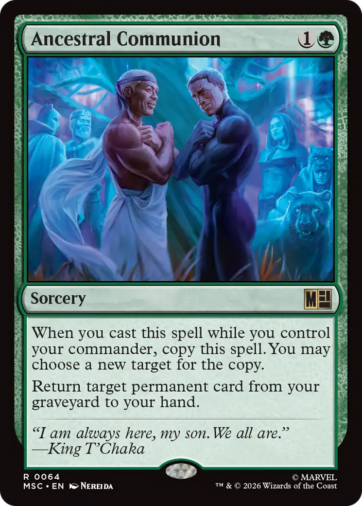 Ancestral Communion (Surge Foil) [Marvel Super Heroes Commander] | Deep Dive Games St. Marys