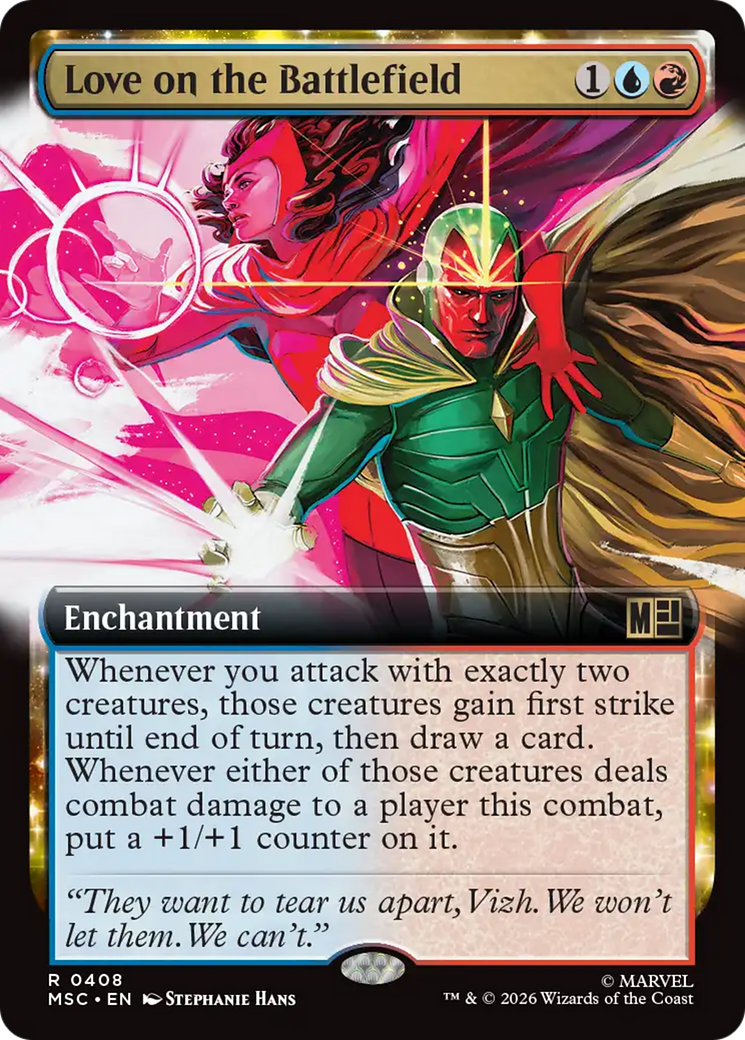 Love on the Battlefield (Extended Art) [Marvel Super Heroes Commander] | Deep Dive Games St. Marys