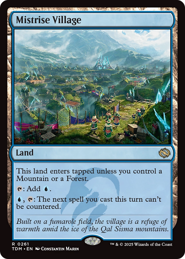 Mistrise Village [Tarkir: Dragonstorm] | Deep Dive Games St. Marys