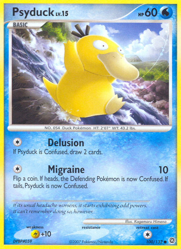 Psyduck (100/132) [Diamond & Pearl: Secret Wonders] | Deep Dive Games St. Marys
