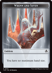 Treefolk // Emblem - Wrenn and Seven Double-Sided Token [Innistrad Remastered Tokens] | Deep Dive Games St. Marys