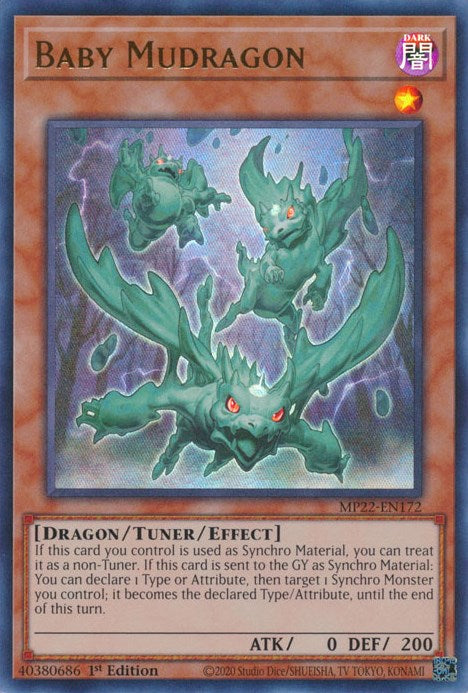 Baby Mudragon [MP22-EN172] Ultra Rare | Deep Dive Games St. Marys
