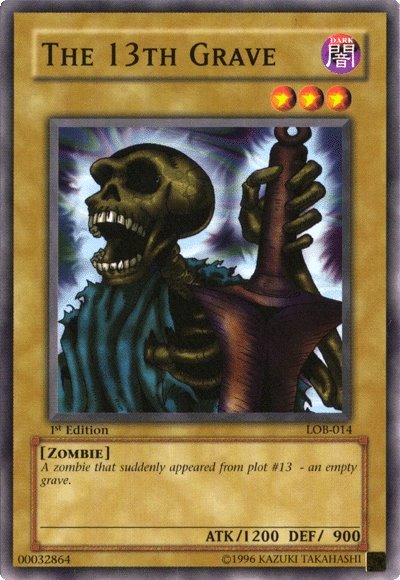 The 13th Grave [LOB-014] Common | Deep Dive Games St. Marys