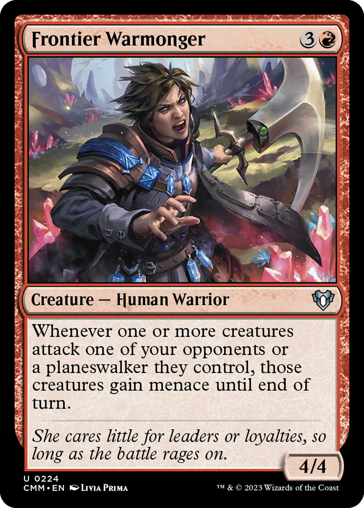 Frontier Warmonger [Commander Masters] | Deep Dive Games St. Marys