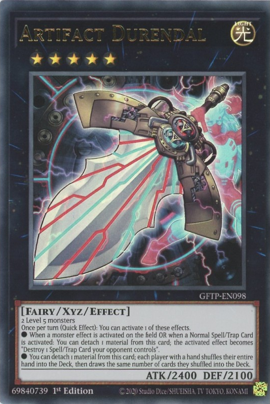 Artifact Durendal [GFTP-EN098] Ultra Rare | Deep Dive Games St. Marys