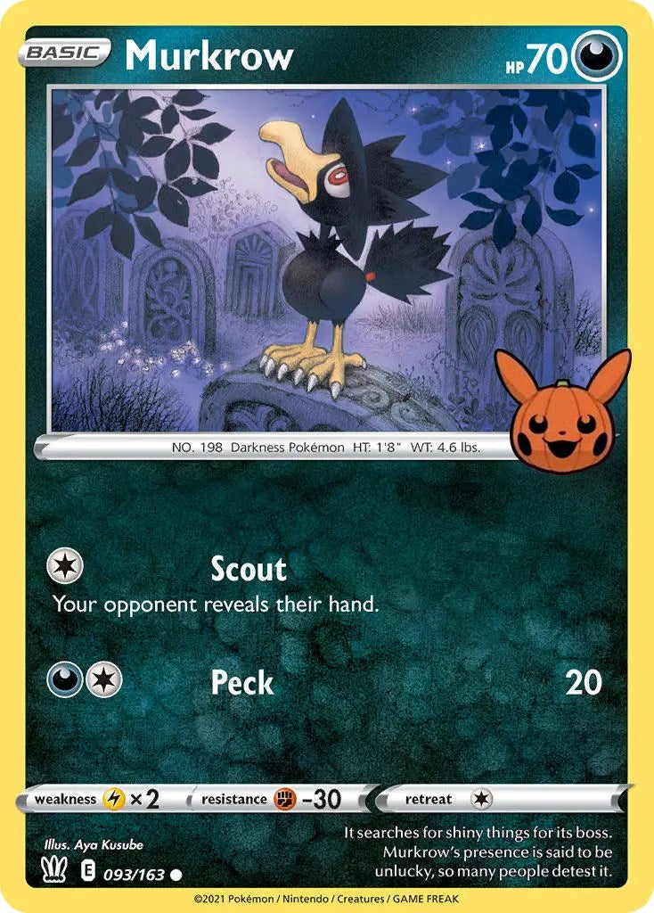 Murkrow (093/163) [Trick or Trade] | Deep Dive Games St. Marys
