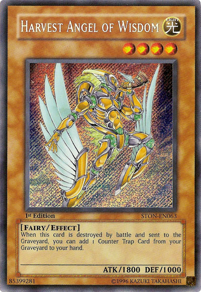 Harvest Angel of Wisdom [STON-EN063] Secret Rare | Deep Dive Games St. Marys