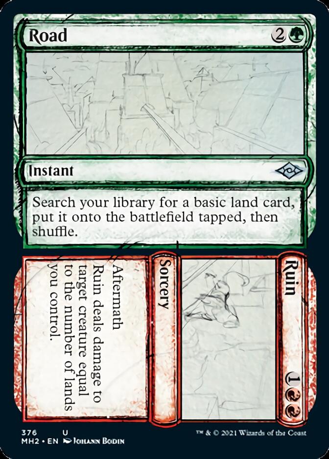 Road // Ruin (Sketch) [Modern Horizons 2] | Deep Dive Games St. Marys