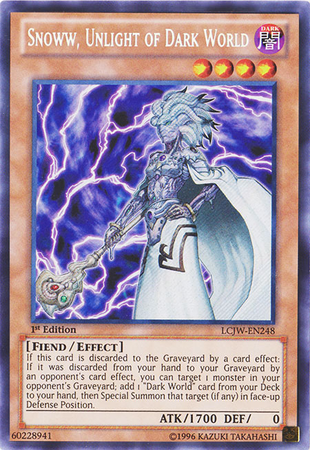 Snoww, Unlight of Dark World [LCJW-EN248] Secret Rare | Deep Dive Games St. Marys