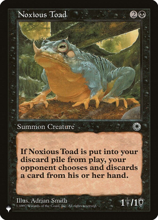 Noxious Toad [The List] | Deep Dive Games St. Marys