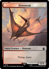 Copy // Dinosaur Double-Sided Token [Doctor Who Tokens] | Deep Dive Games St. Marys