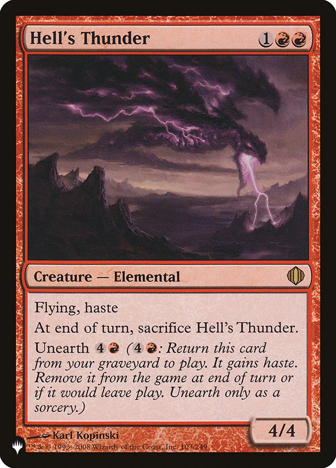 Hell's Thunder [The List] | Deep Dive Games St. Marys