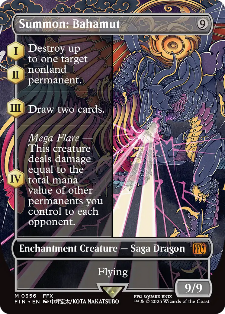 Summon: Bahamut (Borderless) [FINAL FANTASY] | Deep Dive Games St. Marys