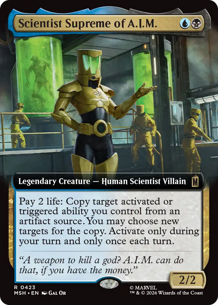 Scientist Supreme of A.I.M. (Extended Art) [Marvel Super Heroes] | Deep Dive Games St. Marys