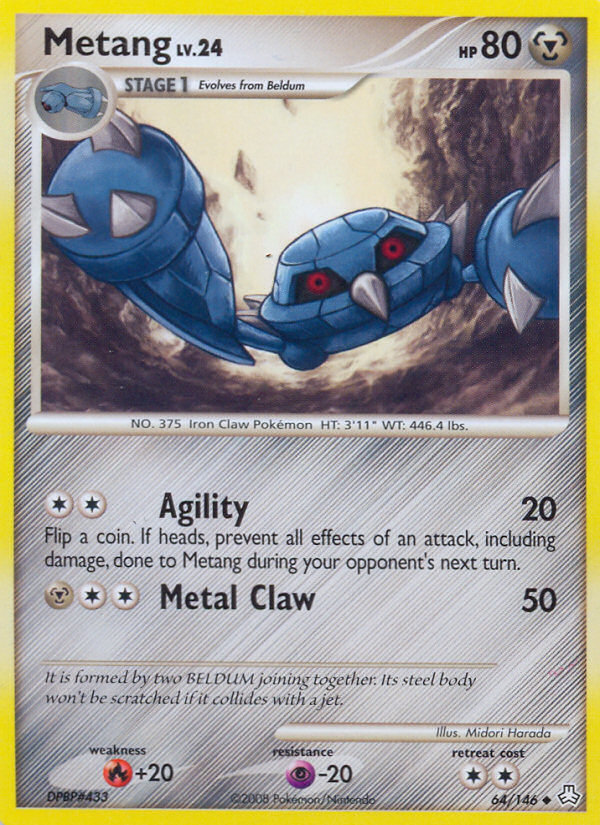 Metang (64/146) [Diamond & Pearl: Legends Awakened] | Deep Dive Games St. Marys