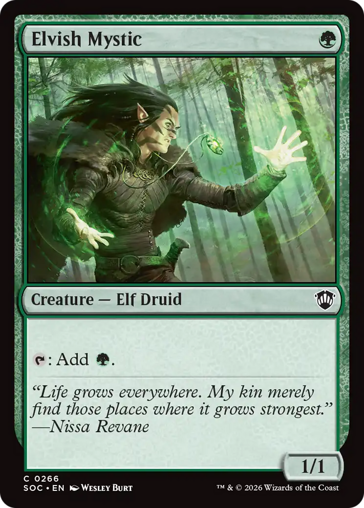 Elvish Mystic [Secrets of Strixhaven Commander] | Deep Dive Games St. Marys