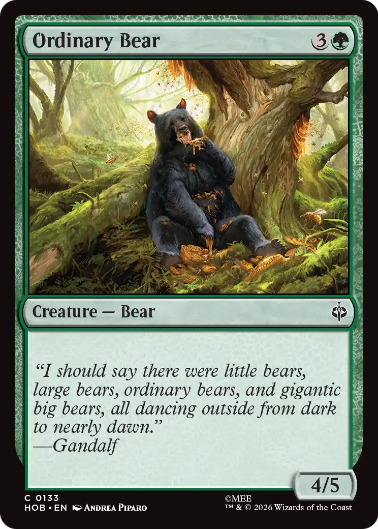 Ordinary Bear [The Hobbit] | Deep Dive Games St. Marys