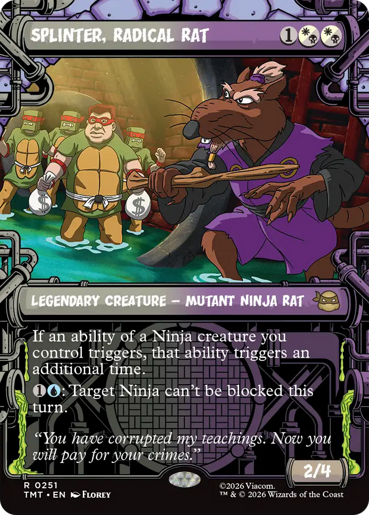 Splinter, Radical Rat (Showcase) [Teenage Mutant Ninja Turtles] | Deep Dive Games St. Marys