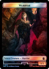 Warrior // Food (0058) Double-Sided Token (Surge Foil) [Doctor Who Tokens] | Deep Dive Games St. Marys