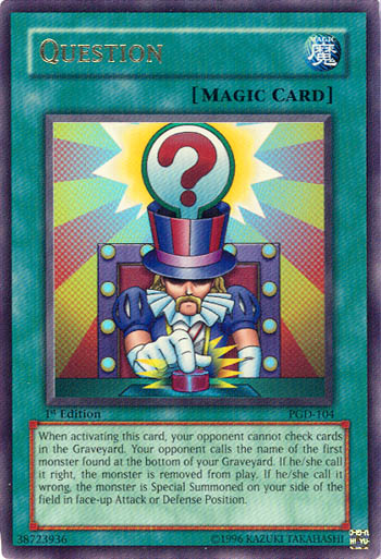 Question [PGD-104] Ultra Rare | Deep Dive Games St. Marys