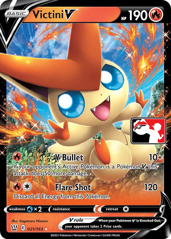 Victini V (021/163) [Prize Pack Series One] | Deep Dive Games St. Marys