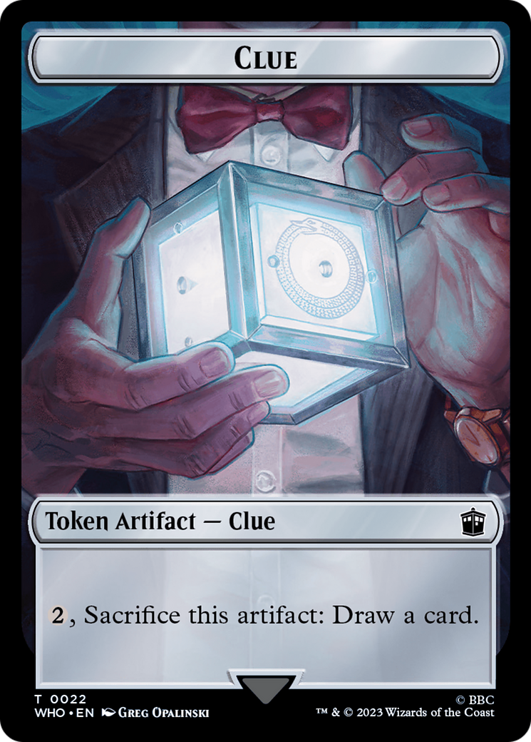 Horse // Clue (0022) Double-Sided Token [Doctor Who Tokens] | Deep Dive Games St. Marys